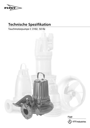 Wastewater Pumps Flygt-Pumpen CS 3102 LR 252 EEx