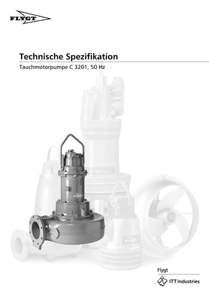 Atıksu Pompaları Flygt-Pumpen CS 3201 LR 452 SL