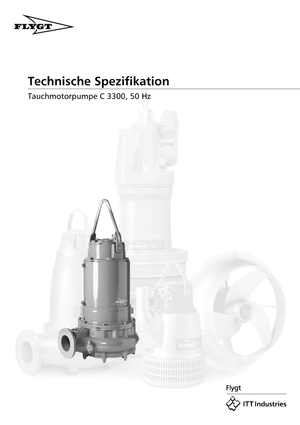 Wastewater Pumps Flygt-Pumpen CS 3300 LR 632 EEx
