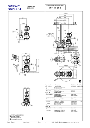 Atıksu Pompaları Faggiolati G 471 T6V2-L50AA0