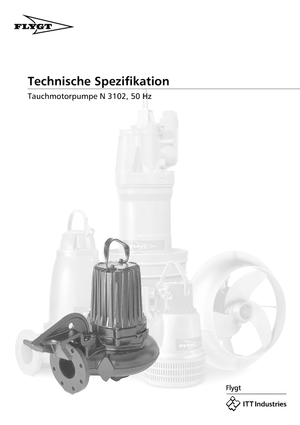 Wastewater Pumps Flygt-Pumpen NS 3102 LR 461 EEx