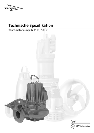 Atıksu Pompaları Flygt-Pumpen NS 3127 LR 420