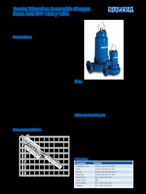 Atıksu Pompaları Sulzer XFP 100 E CP 1