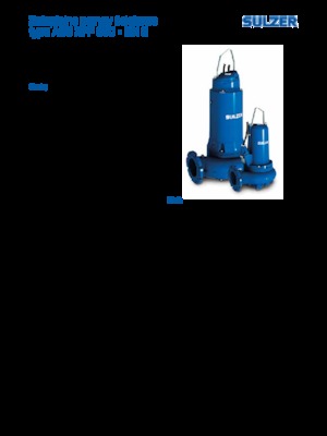 Wastewater Pumps Sulzer XFP 150 E CB1 .2