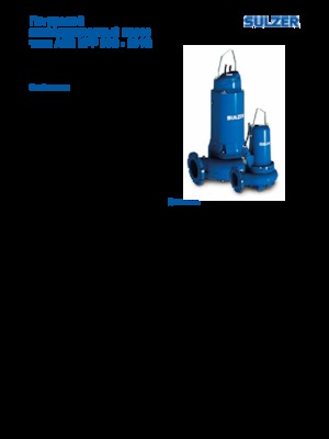 Atıksu Pompaları Sulzer XFP 150 E CB1 .2