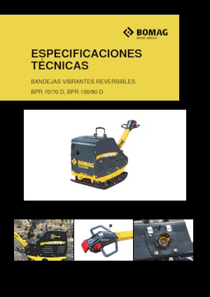 Reversible Vibratory Plate Compactors Bomag BPR 70/70 D