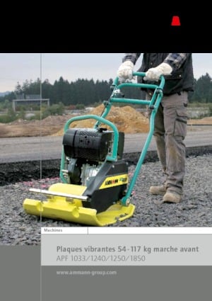 Single Direction Vibratory Plate Compactors Ammann APF 1240