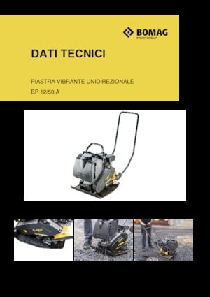 Single Direction Vibratory Plate Compactors Bomag BP 12/50 A