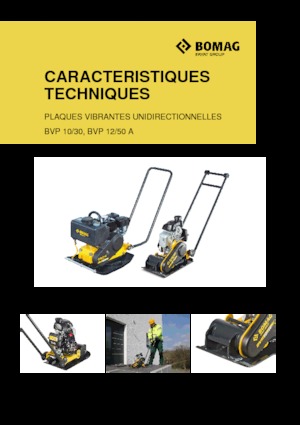 Single Direction Vibratory Plate Compactors Bomag BVP 10/30