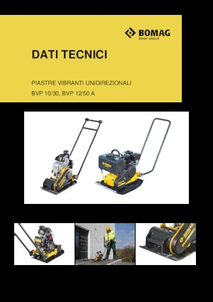 Single Direction Vibratory Plate Compactors Bomag BVP 12/50 A