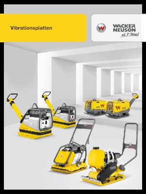 Tek Yönlü Titreşimli Plaka Sıkıştırıcıları Wacker Neuson VP 1550 A