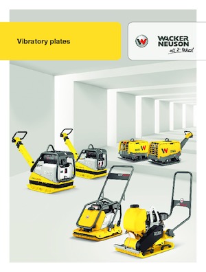 Tek Yönlü Titreşimli Plaka Sıkıştırıcıları Wacker Neuson WP1550Aw