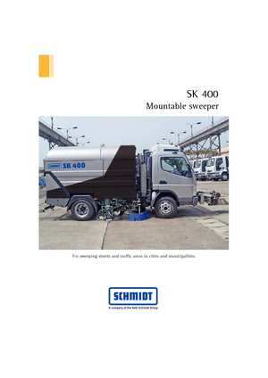 Sweeper Trucks, Right-hand Suction Head Schmidt SK 400