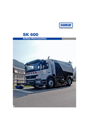 Sweeper Trucks, Right-hand Suction Head Schmidt SK 600