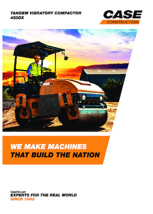 Tandem Vibration Rollers Case 450DX