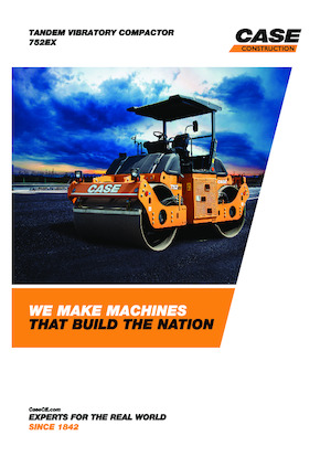 Tandem Vibration Rollers Case 752EX