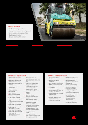 Tandem Vibration Rollers Ammann ARP 95