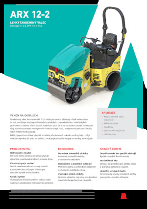 Tandem Vibration Rollers Ammann ARX 12-2