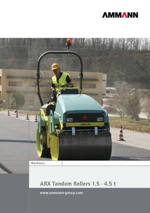 Tandem Vibration Rollers Ammann ARX 16