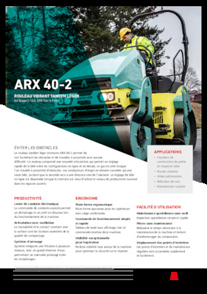 Tandem Vibration Rollers Ammann ARX 40 -2