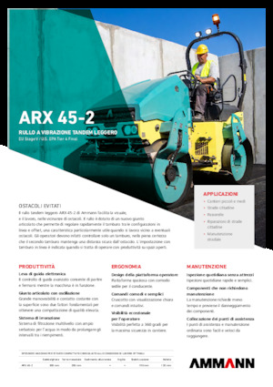 Tandem titreşimli silindirler Ammann ARX 45-2