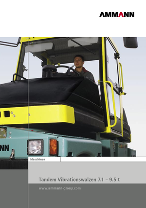 Tandem titreşimli silindirler Ammann AV 95 N