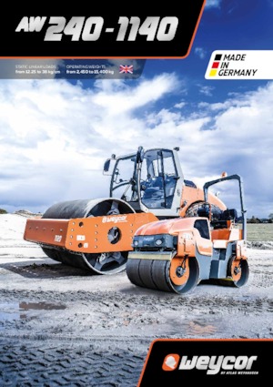 Tandem Vibration Rollers weycor AW 240