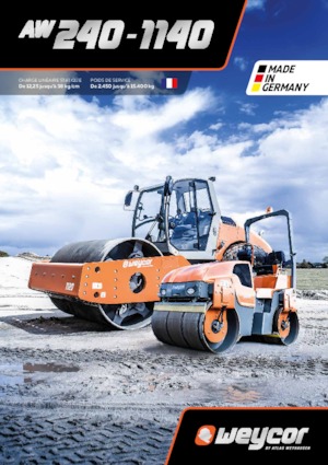 Tandem Vibration Rollers weycor AW 240