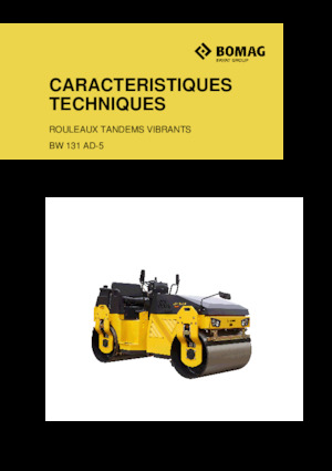 Tandem Vibration Rollers Bomag BW 131 AD-5