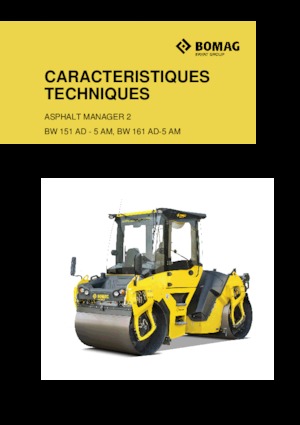 Tandem Vibration Rollers Bomag BW 161 AD-5 AM