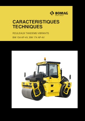 Tandem Vibration Rollers Bomag BW 174 AP 4f