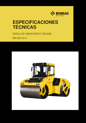 Tandem Vibration Rollers Bomag BW 205 AD-4