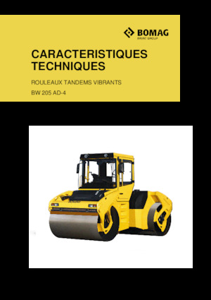 Tandem Vibration Rollers Bomag BW 205 AD-4