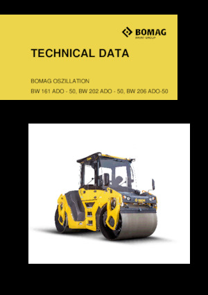 Tandem Vibration Rollers Bomag BW 206 ADO-50