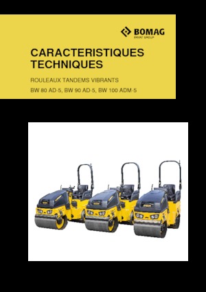 Tandem Vibration Rollers Bomag BW 80 AD-5