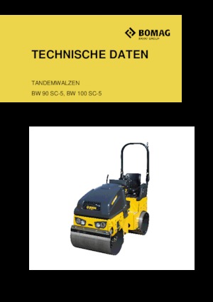 Tandem Vibration Rollers Bomag BW 100 SC-5
