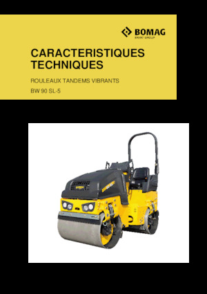 Tandem Vibration Rollers Bomag BW 90 SL-5