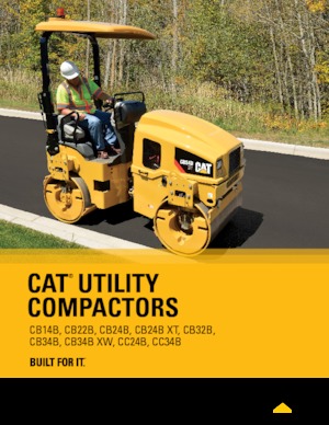 Tandem Vibration Rollers Caterpillar CB24B