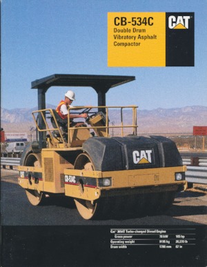 Tandem Vibration Rollers Caterpillar CB-534C
