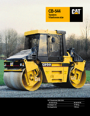 Tandem Vibration Rollers Caterpillar CB 544