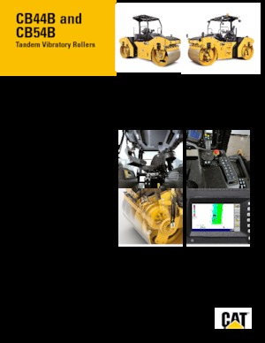 Tandem titreşimli silindirler Caterpillar CB44B