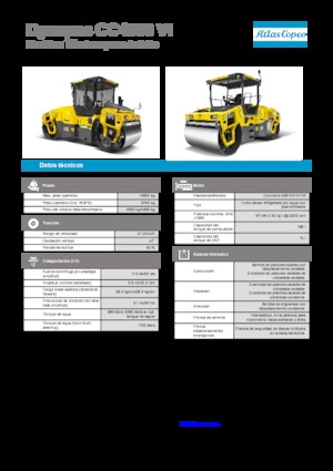 Tandem Vibration Rollers Dynapac CC 4000 VI