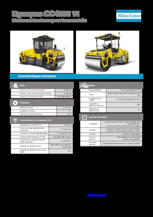 Tandem Vibration Rollers Dynapac CC 4000 VI
