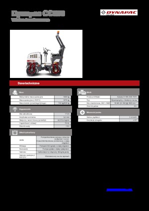 Tandem Vibration Rollers Dynapac CC 800