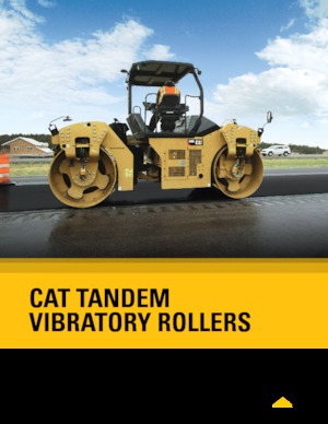 Tandem titreşimli silindirler Caterpillar CD44B