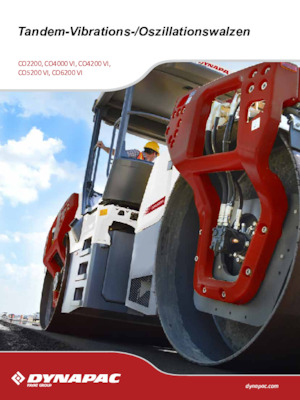 Tandem Vibration Rollers Dynapac CO 6200 VI