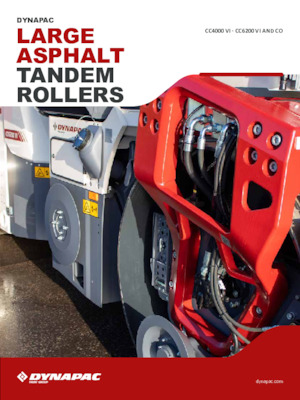 Tandem titreşimli silindirler Dynapac CO 6200 VI