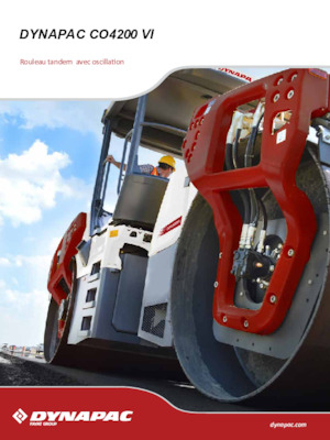 Tandem titreşimli silindirler Dynapac CO 6200 VI