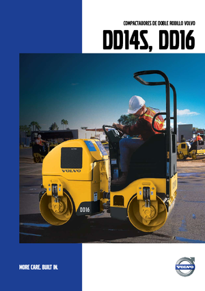 Tandem titreşimli silindirler Volvo DD16