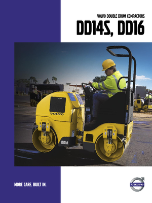 Tandem titreşimli silindirler Volvo DD16